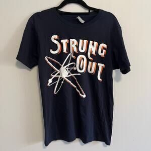 Punk Band Strung Out Band Tee Unisex Navy Small T-Shirt